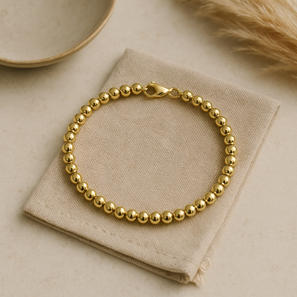 Aurelia Gold Bead Bracelet