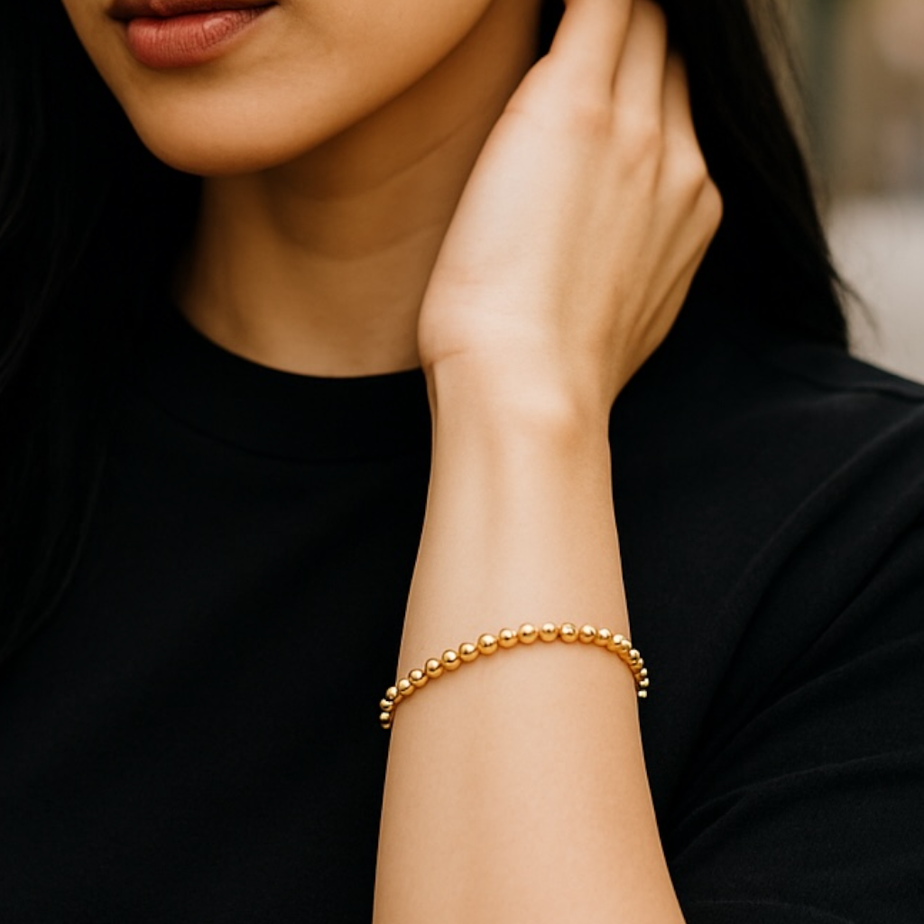 Aurelia Gold Bead Bracelet