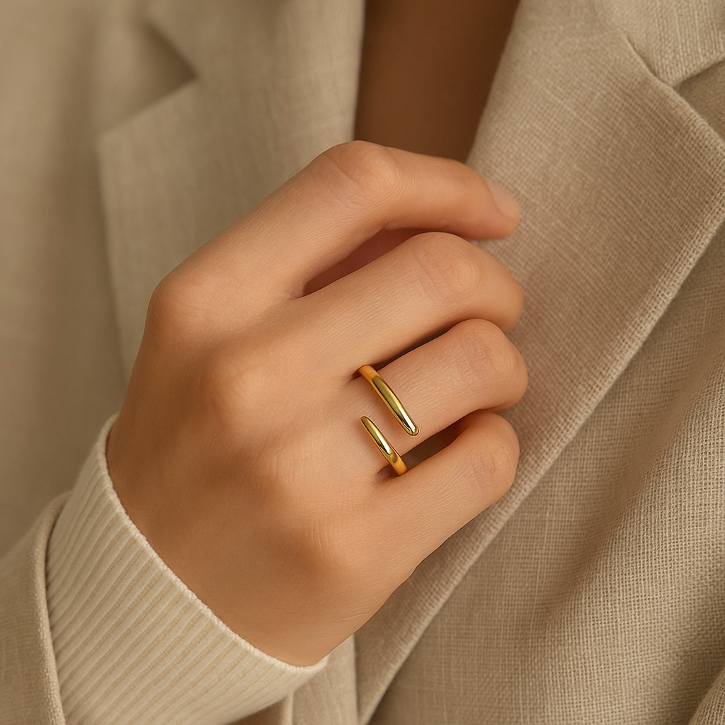 Zo open eternity ring
