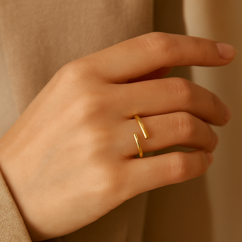 Zo open eternity ring