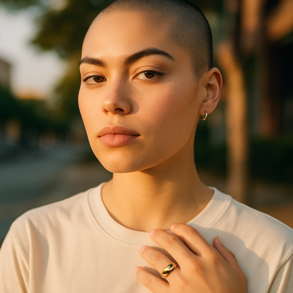 Chunky Dome Ring Gold