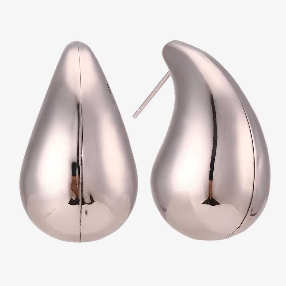 Chunky Water Drop Earrings - S