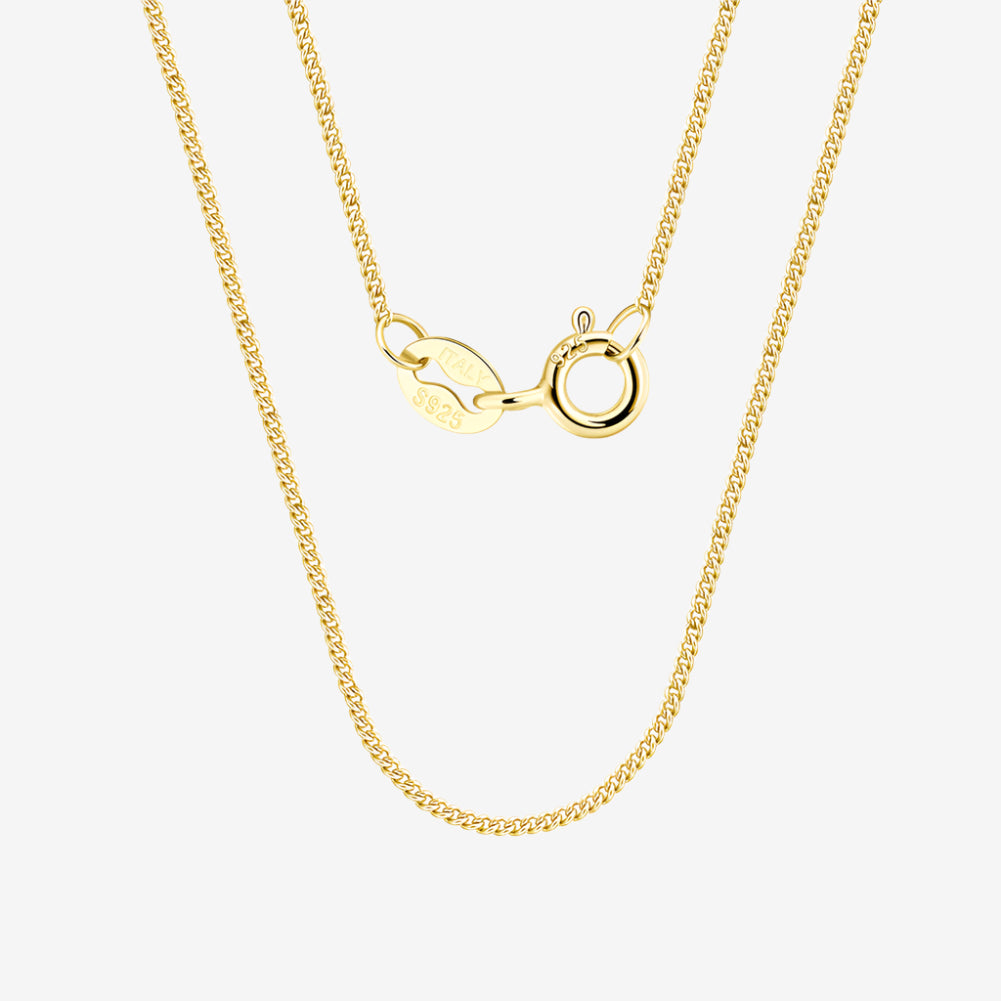 Cuban link curb chain