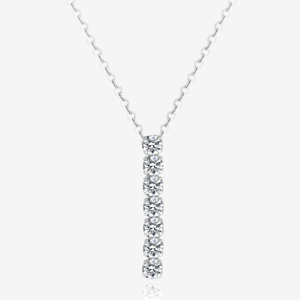 Lariat tennis necklace