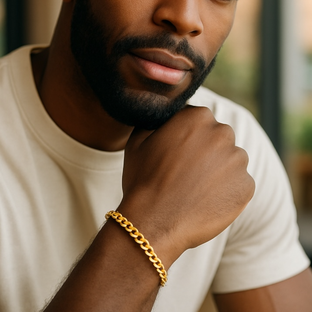 Diamond Cut Cuban Link Bracelet