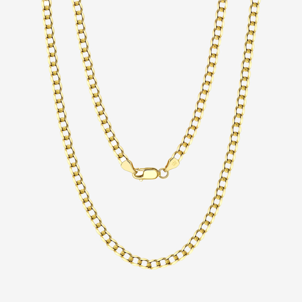 Diamond cut Cuban link chain