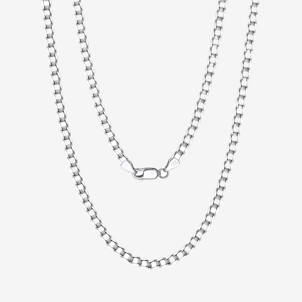 Diamond cut Cuban link chain