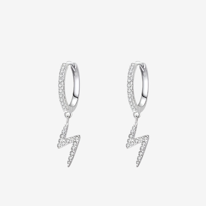 Dillon Lightning Bolt Drop Earrings