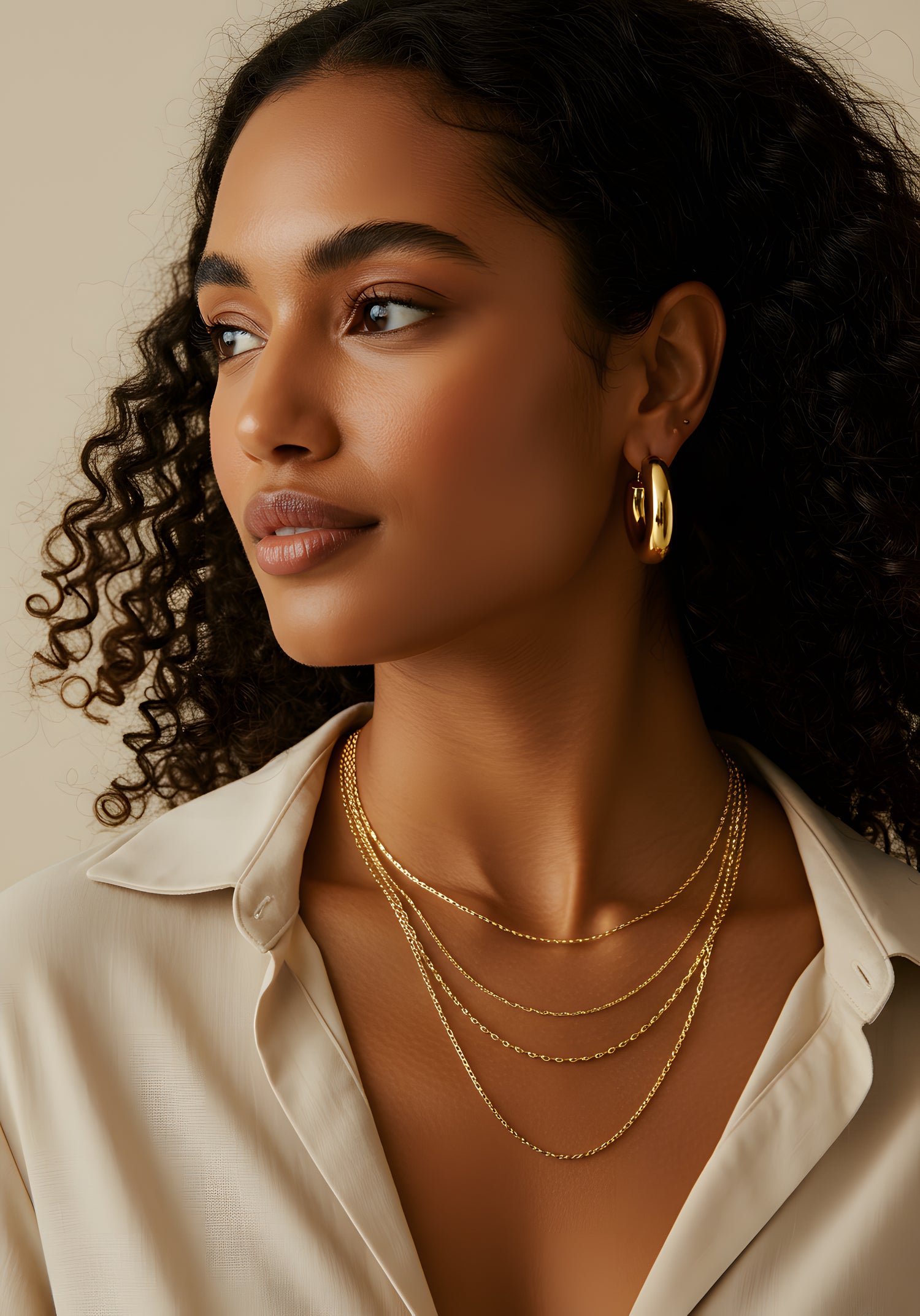 JOET Figaro Diamond-Cut Chain Necklace, 16"