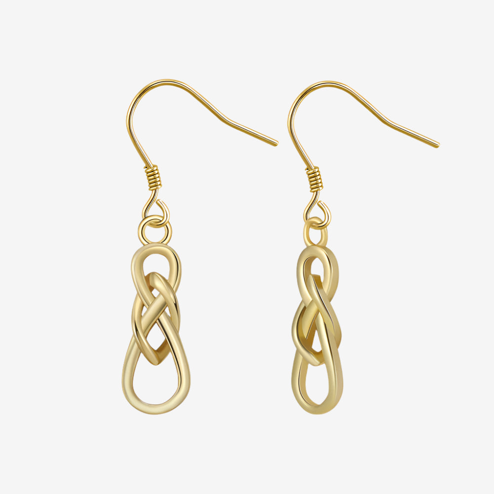 Keira Celtic Knot Drop Earrings