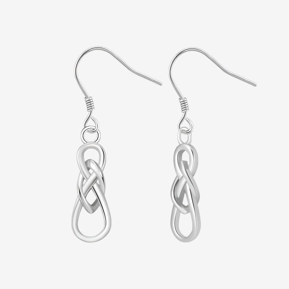 Keira Celtic Knot Drop Earrings