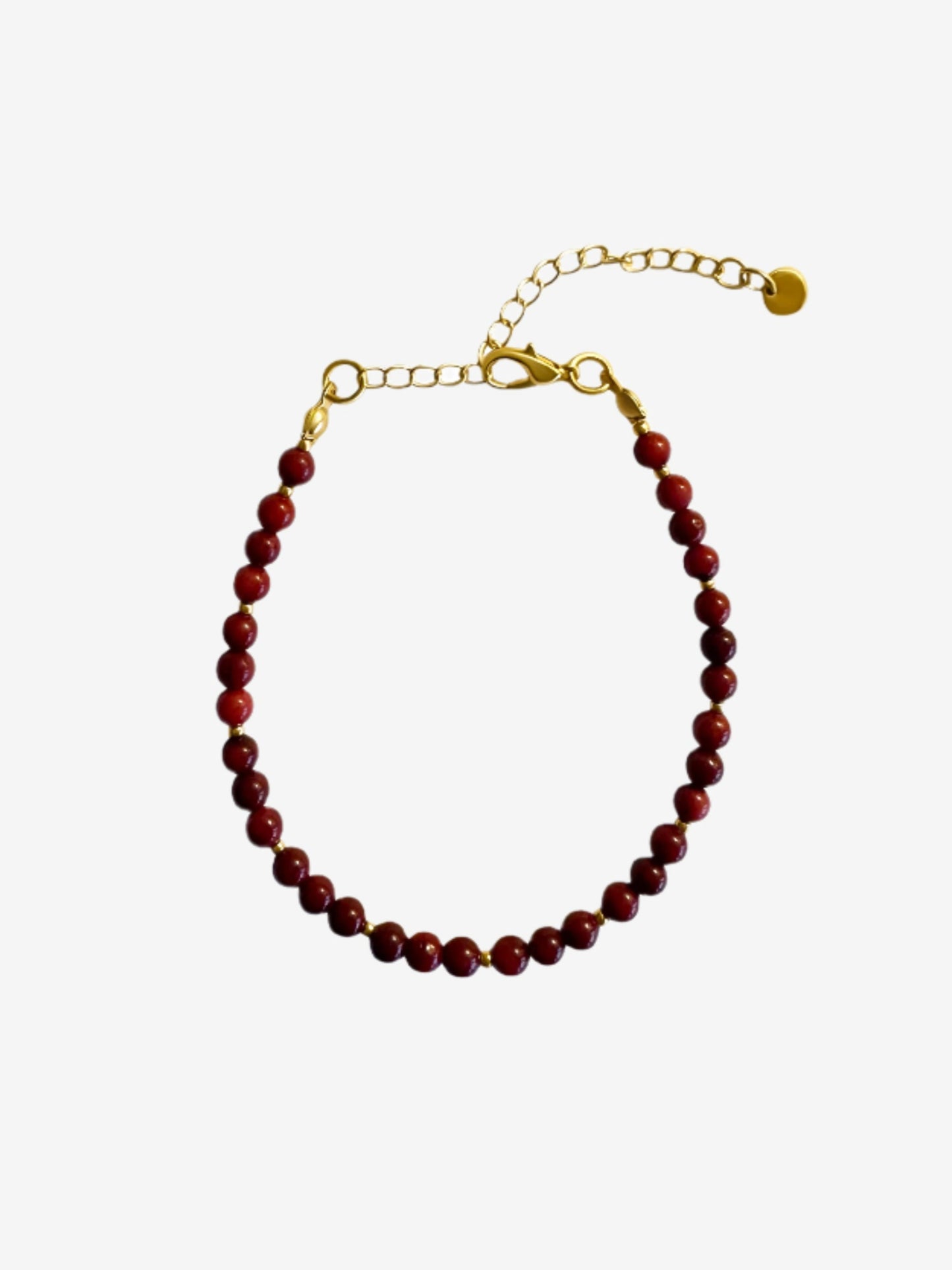 Scarlet Bamboo Red Coral Bracelet