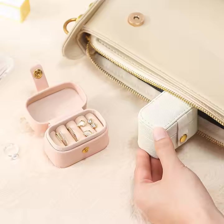 Vegan Leather Ring Box