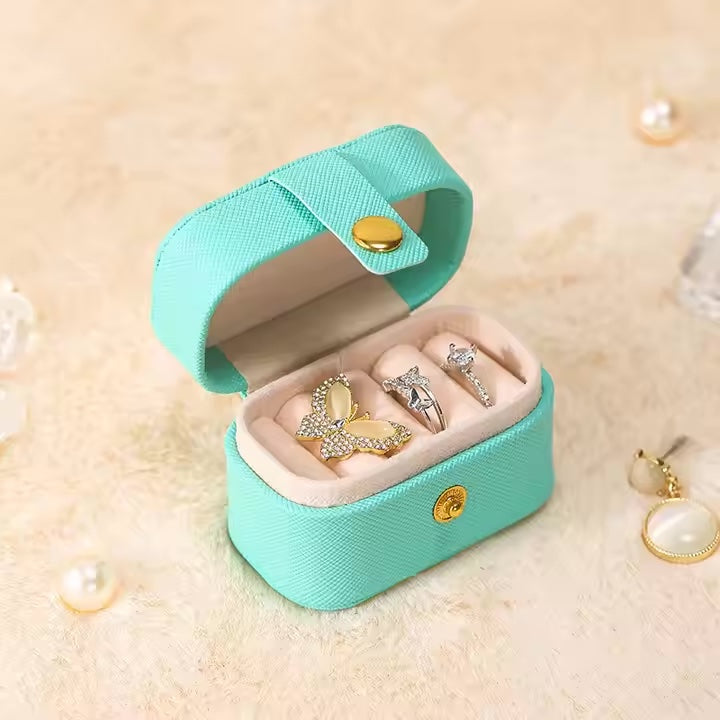 Vegan Leather Ring Box