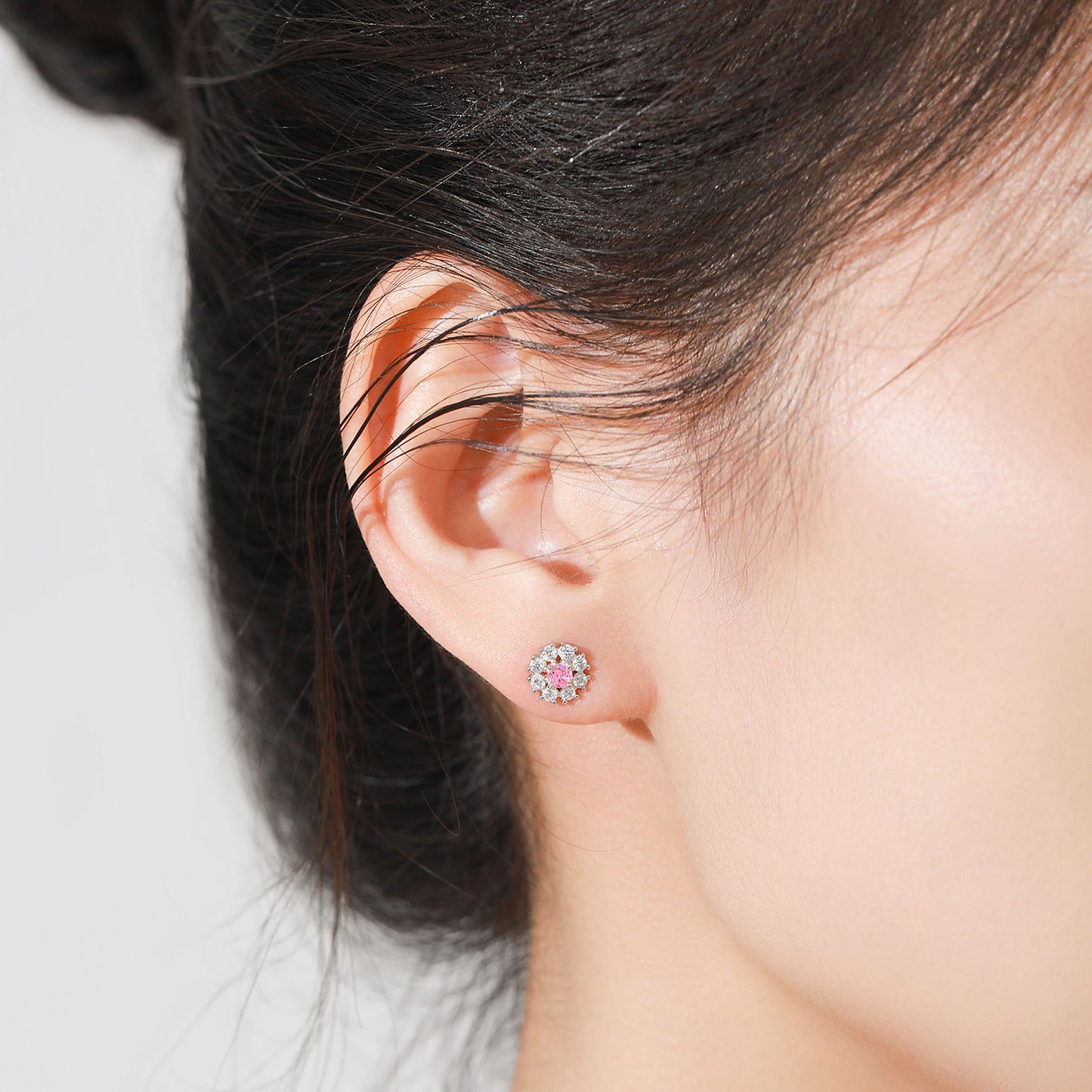 Zara Pink Rose studs