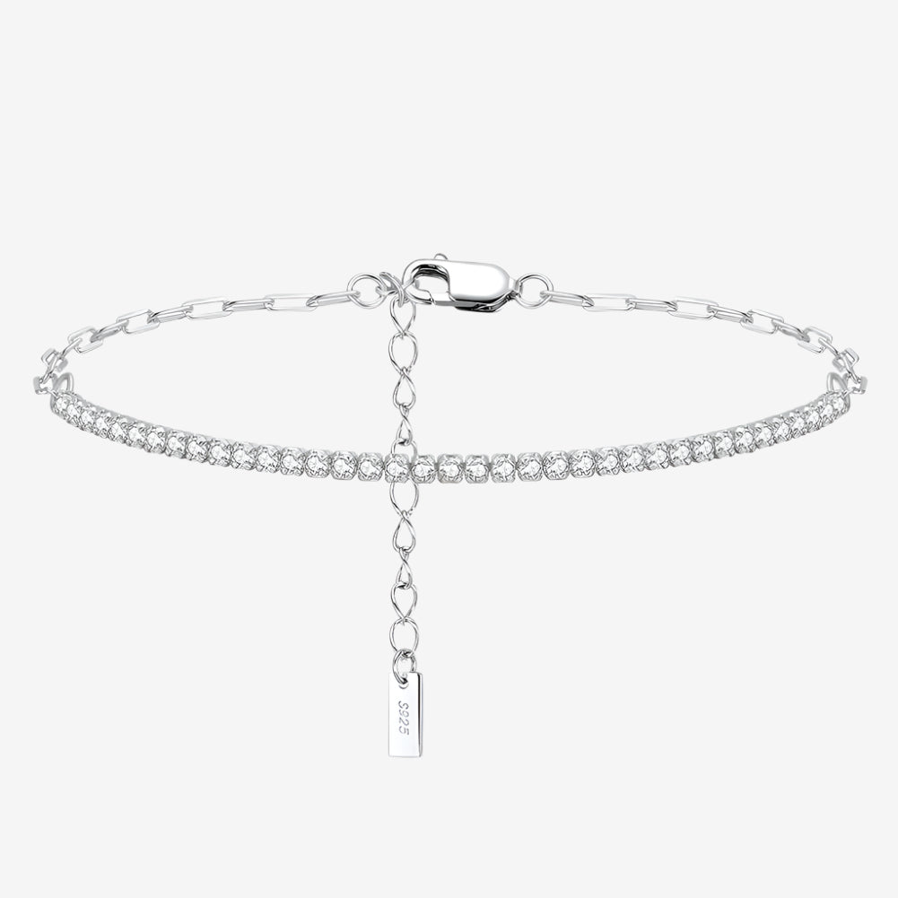 demi half tennis bracelet