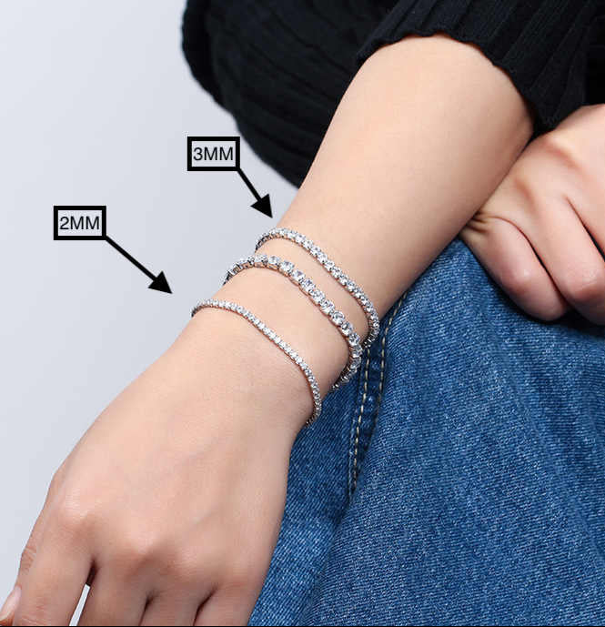 Quinn Simulated Diamond Tennis Bracelet