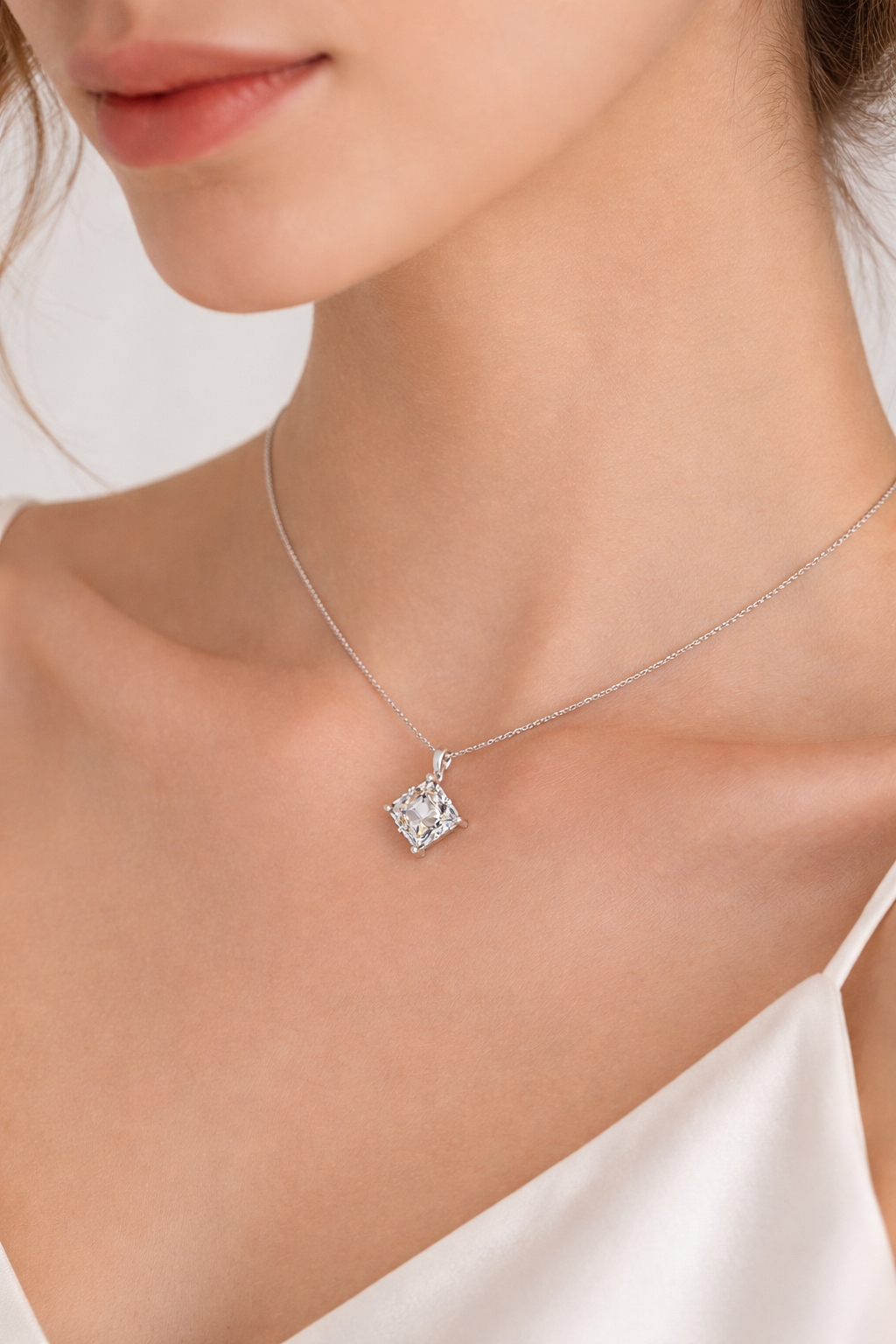 Lani Simulated Diamond Pendant Necklace