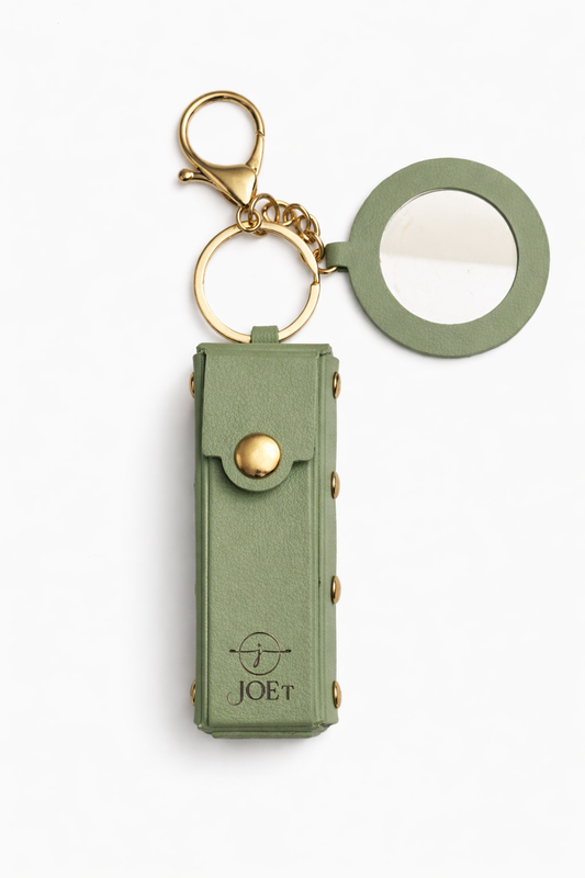 Lipstick Keychain Case, green