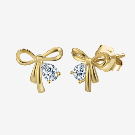Dalia Bow Stud Earrings