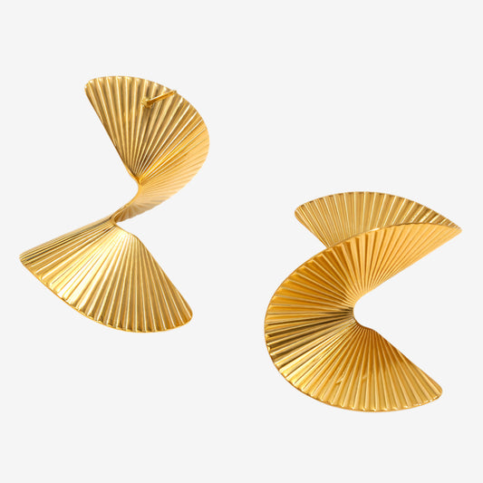 Ivalo fan earrings