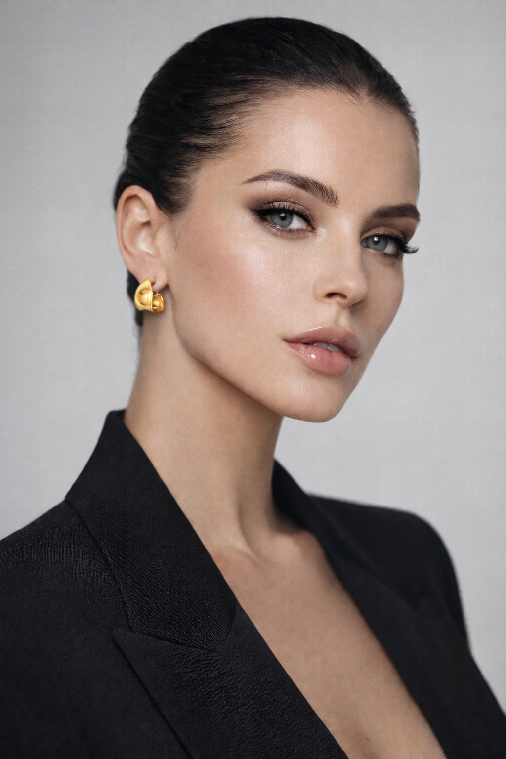 JOET Alto Gold foil earrings