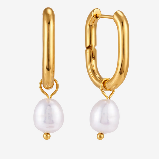 Aris Freshwater pearl U-shaped earrings