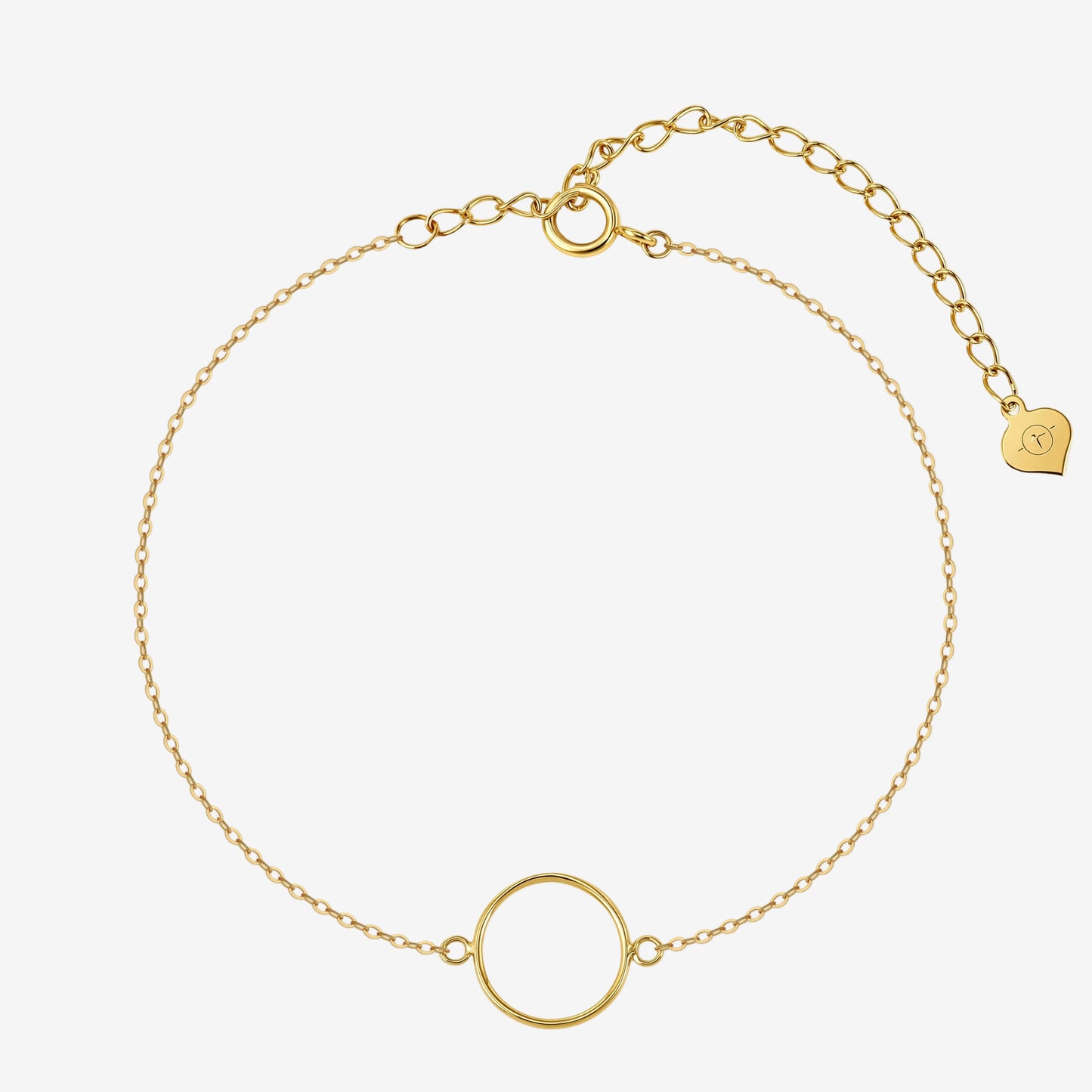Axia round open circle bracelet