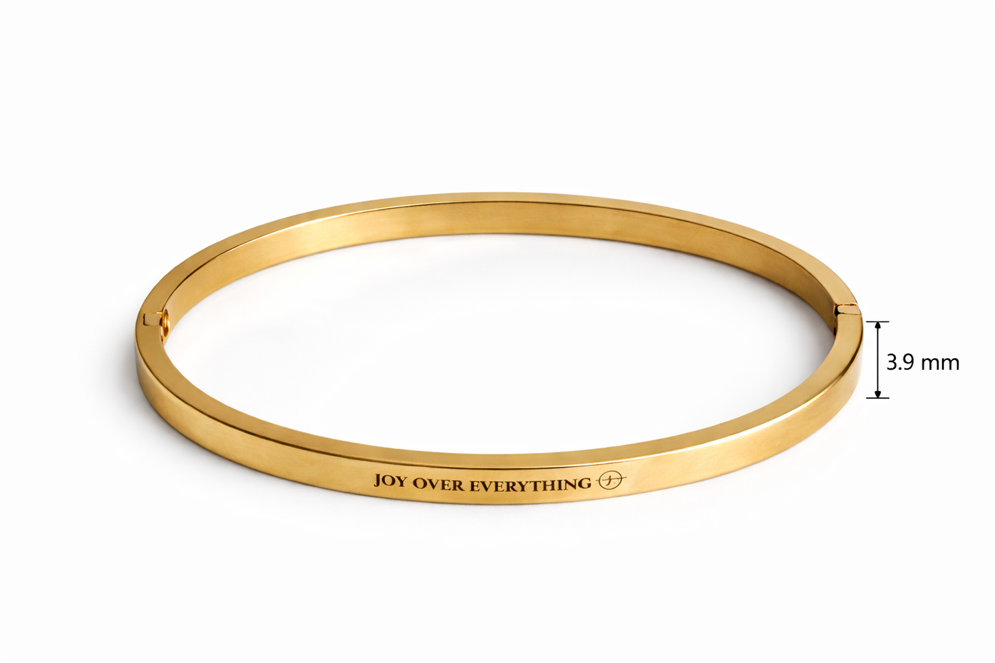 JOET Bold Skinny Bangle - Engraved