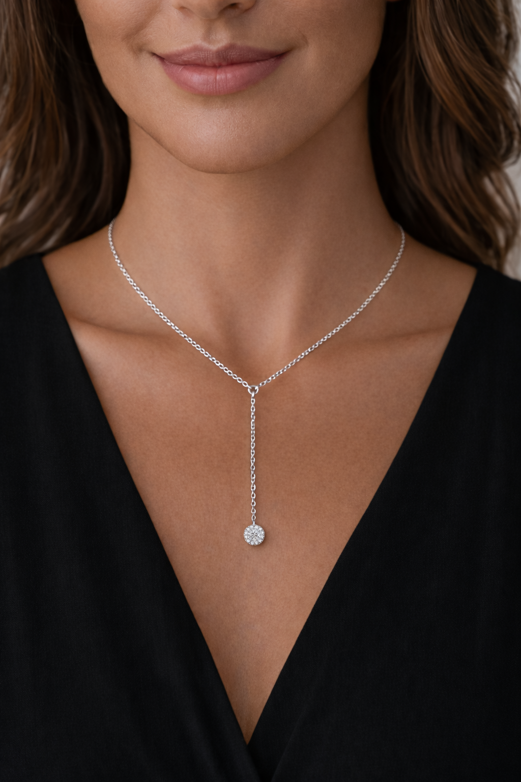 Diyanna Lariat Pendant necklace