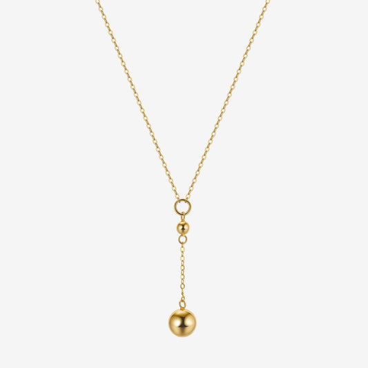 JOET Fine, Solis Lariat 18K gold necklace 