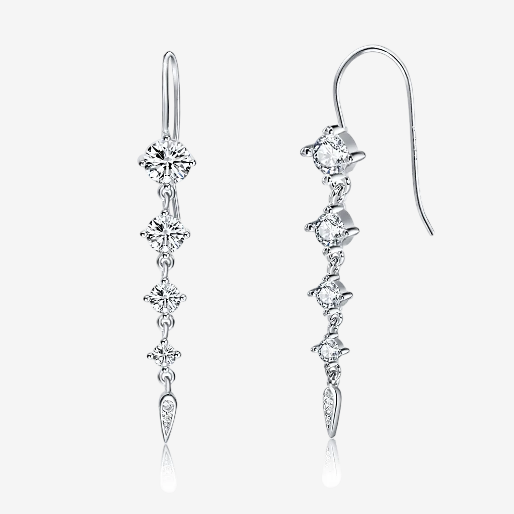 JOET Mirabel drop earrings silver