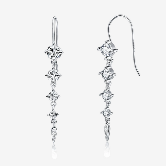 JOET Mirabel drop earrings silver