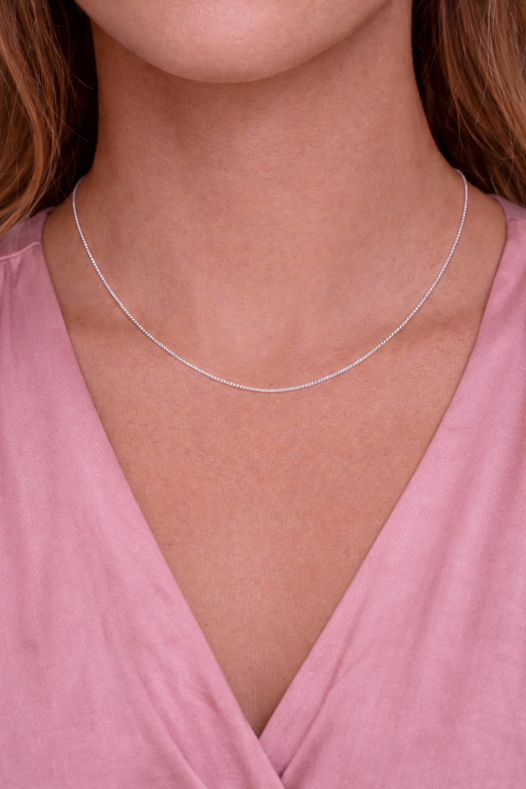 cuban link curb chain, 20in FEMALE