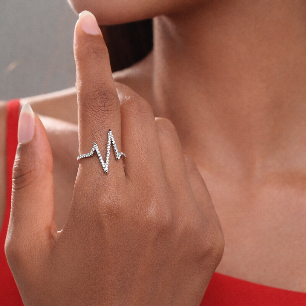 Lissa heartbeat ring