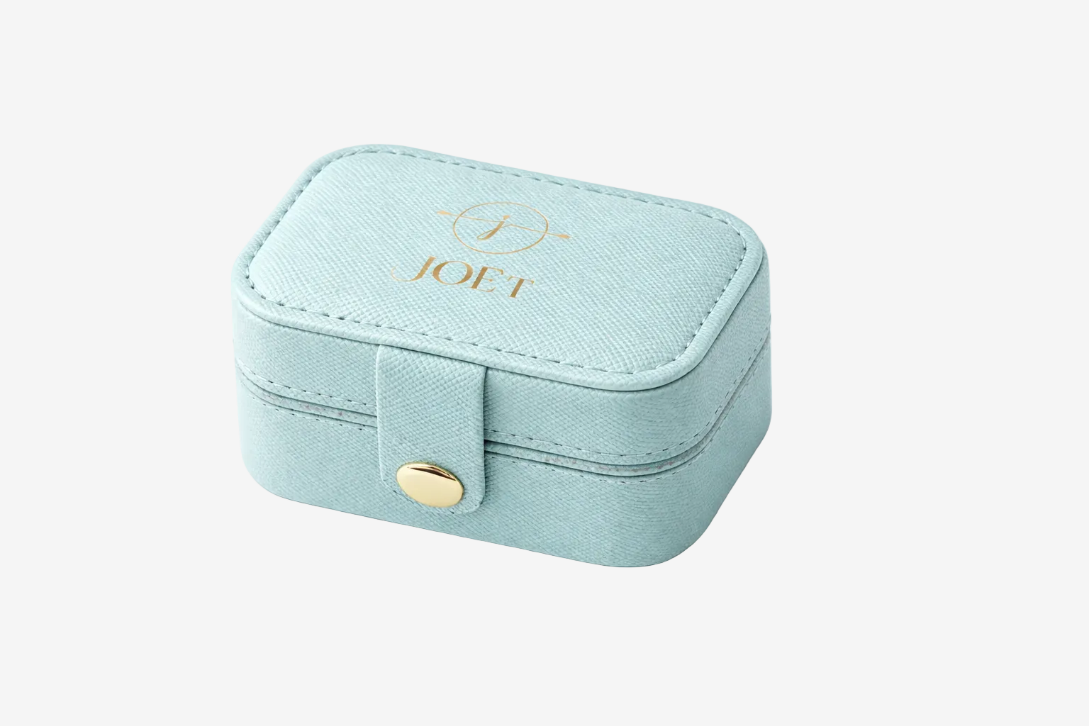 JOet ravel Ring jewelry box, teal dimensions