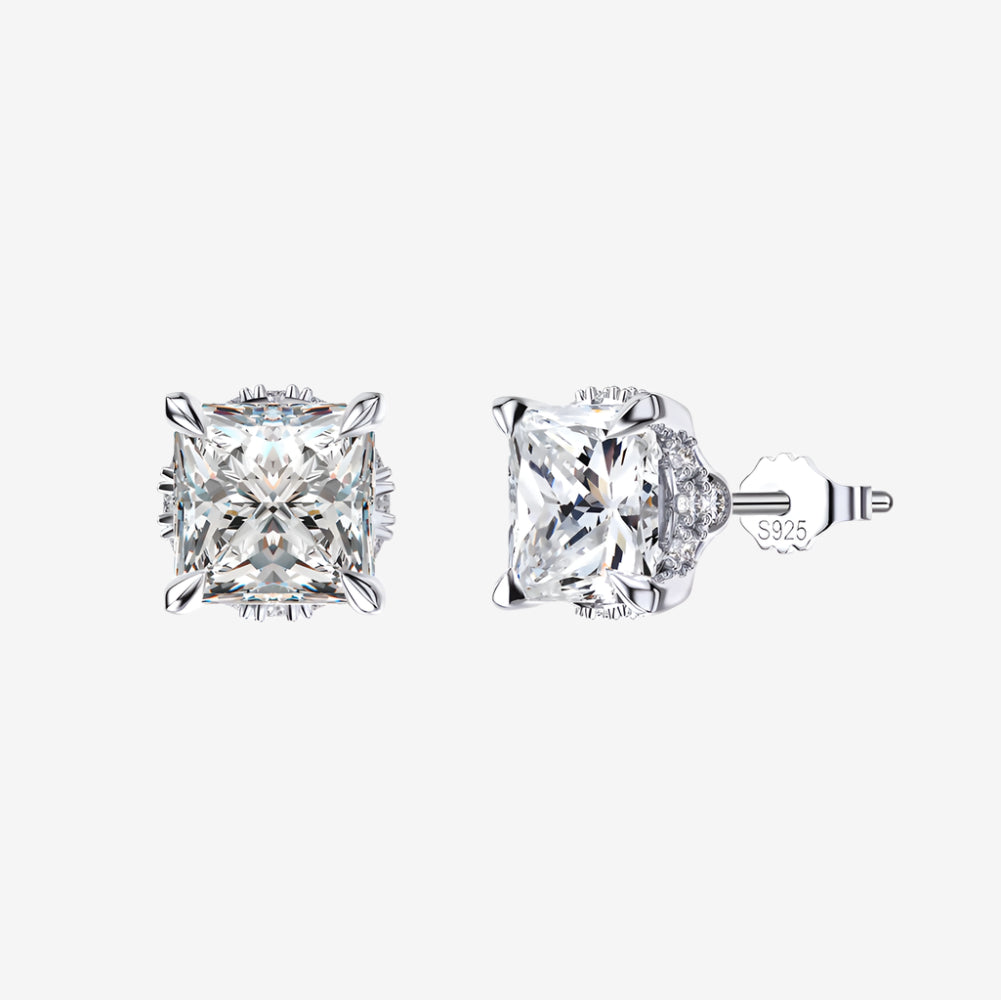 Lani simulated diamond stud earrings