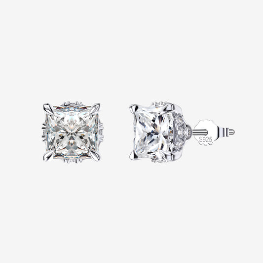 Lani simulated diamond stud earrings