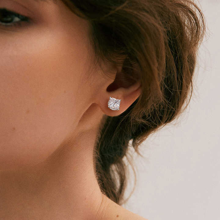 Lani simulated diamond stud earrings