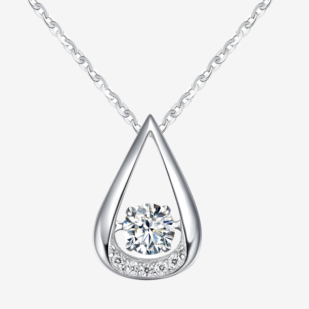 Lucia teardrop pendant necklace