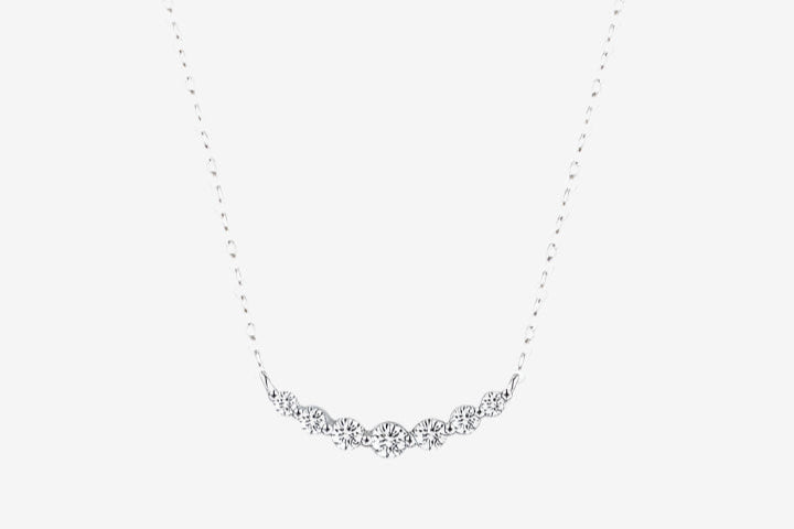 Mona Curved Bar Necklace