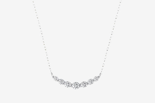 Mona Curved Bar Necklace